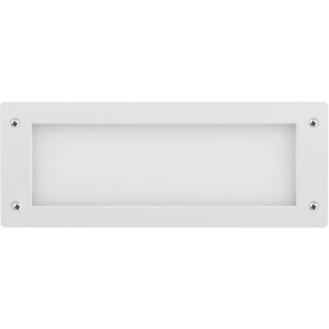 Empotrable pared DEVON Rectangle M IP66 GX53 LED T2 2x3.20W 405lm/410lm/410lm CRI80 3000K/4000K/6500K Blanco
