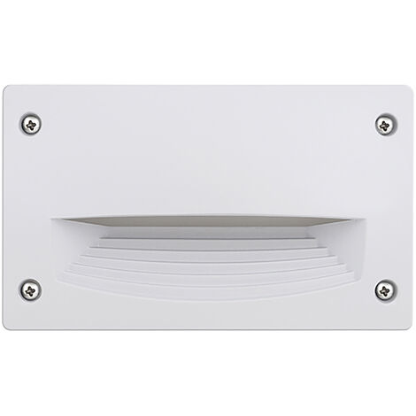 Empotrable pared DEVON Rectangle S grid IP66 GX53 LED T2 3.20W 405lm/410lm/410lm CRI80 3000K/4000K/6500K Blanco