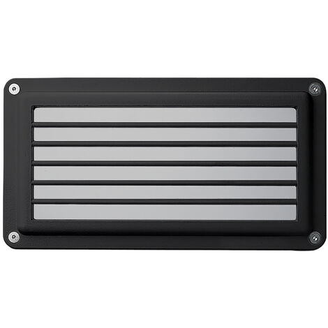 Empotrable pared GAMMA Grid IP54 LED SMD AC 13W 1790lm CRI80 3000K Negro