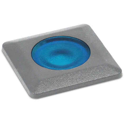 Empotrable pared/suelo RAIN Square Blue IP67 G9 LED Bulb 1.70W 170lm Gris