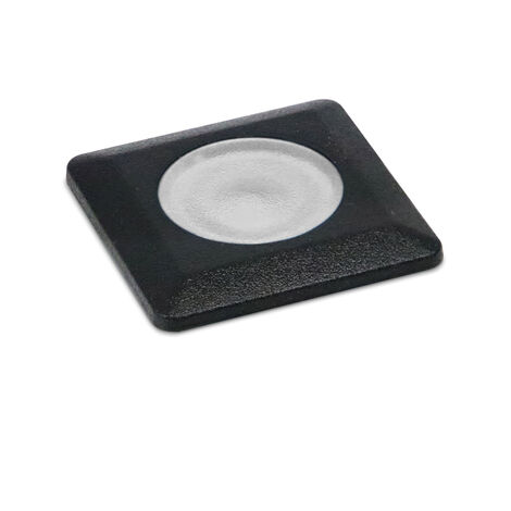 Empotrable pared/suelo RAIN Square Opal IP67 G9 LED Bulb 1.70W 170lm CRI80 3000K Negro