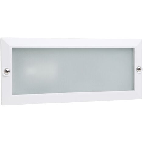 DOPO Empotrable pared XALOC IP44 E27 20W 95º Blanco