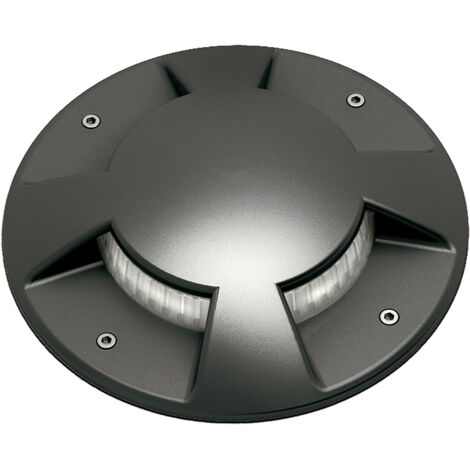 Empotrable suelo 4 emisión SURI BIG IP67 LED SMD 6W 800lm CRI80 3000K Antracita
