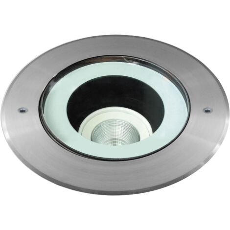Empotrable suelo tilt SOFIA IP67 LED COB 27W 4100lm(3190lm) CRI85 3000K 25º Inox