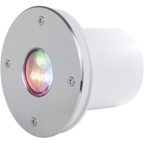 Empotrable sumergible PAL IP68 LED SMD RGB 4W CRI80 45º Inox