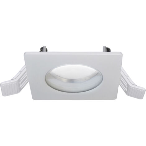 Empotrable techo INEL Fixed Square IP65 Blanco
