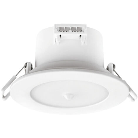 Empotrable techo KRAO PIR IP54 LED SMD AC 8W -(670lm)/-(720lm)/-(720lm) CRI80 2700K/3000K/4000K 100º Blanco