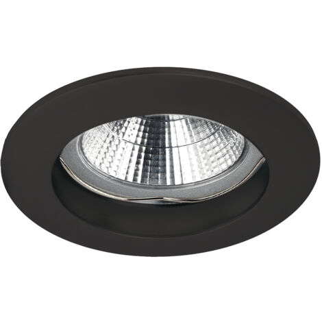 Empotrable techo NIX Fixed Round GU10 50W Negro