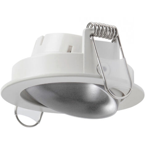 Empotrable techo NOK1 Adjustable Round Blanco Cromo