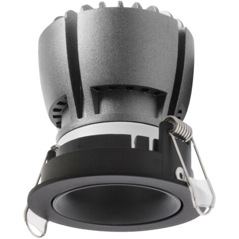 Empotrable techo NOK1 Fixed LED COB 7W 675lm CRI80 3000K 40º - Negro