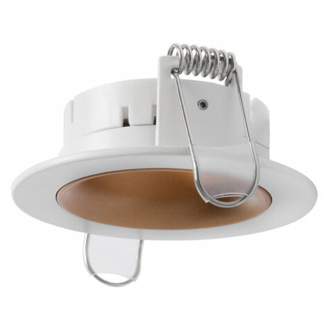Empotrable techo NOK1 Fixed Round Blanco Oro