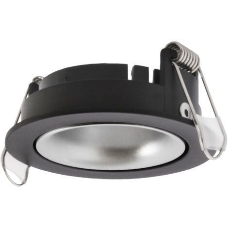Empotrable techo NOK1 Fixed Round Negro Cromo