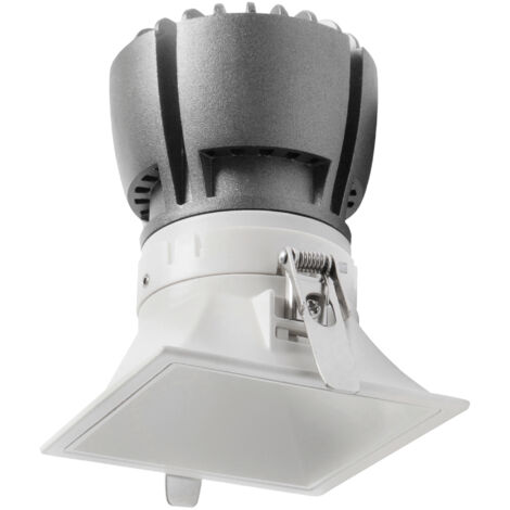 Empotrable techo NOK3 Square LED COB 7W 675lm CRI80 3000K 40º - Blanco