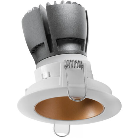 Empotrable techo NOK5 1-10V,Push LED COB 12.80W 1460lm CRI80 4000K 40º - Blanco