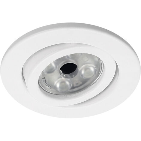 Empotrable techo tilt KOS Adjustable Round GU5.3 50W Blanco