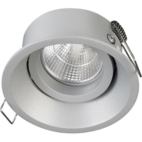 Empotrable techo tilt LEDA Adjustable Round GU10 50W Gris