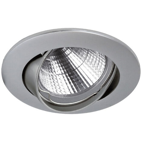 Empotrable techo tilt NIX Adjustable Round GU5.3 50W Cromo mate