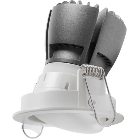 Empotrable techo tilt NOK1 Orientable LED COB 12.30W 1460lm CRI90 2700K 40º - Blanco Blanco