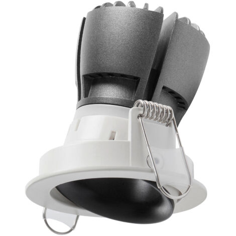 Empotrable techo tilt NOK1 Orientable LED COB 7W 720lm CRI80 4000K 40º - Blanco