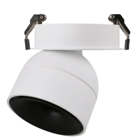 Empotrable techo tilt UKU1 Corte de fase L,C LED COB 7W 881lm(684lm)/913lm(659lm)/954lm(701lm) CRI90 2700K/3000K/4000K 60º Blanco Negro