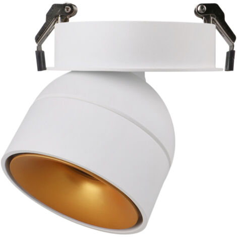 Empotrable techo tilt UKU1 Corte de fase L,C LED COB 7W 881lm(684lm)/913lm(659lm)/954lm(701lm) CRI90 2700K/3000K/4000K 60º Blanco Oro