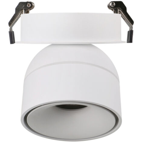 Empotrable techo tilt UKU1 Corte de fase L,C LED COB 7W 881lm(695lm)/913lm(673lm)/954lm(712lm) CRI90 2700K/3000K/4000K 20º Blanco Blanco
