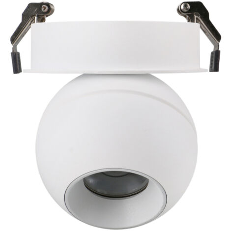 Empotrable techo tilt UKU1 Corte de fase L,C LED COB 7W 881lm(764lm)/913lm(754lm)/954lm(817lm) CRI90 2700K/3000K/4000K 36º Blanco Blanco