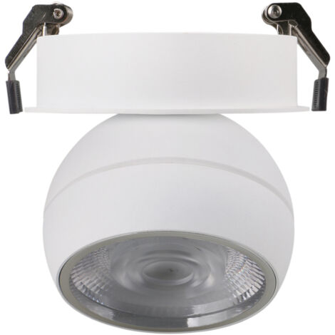 Empotrable techo tilt UKU1 Corte de fase L,C LED COB 7W 881lm(783lm)/913lm(772lm)/954lm(775lm) CRI90 2700K/3000K/4000K 10º Blanco