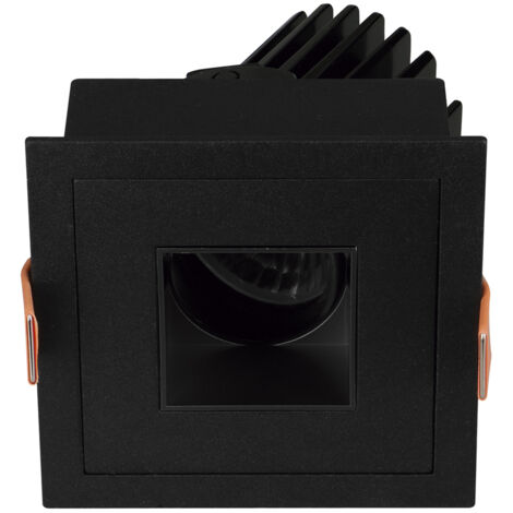 Empotrable techo tilt VIP3 Square Square DALI LED COB 4.70W 680lm(485lm) CRI90 3000K 28º Negro Negro