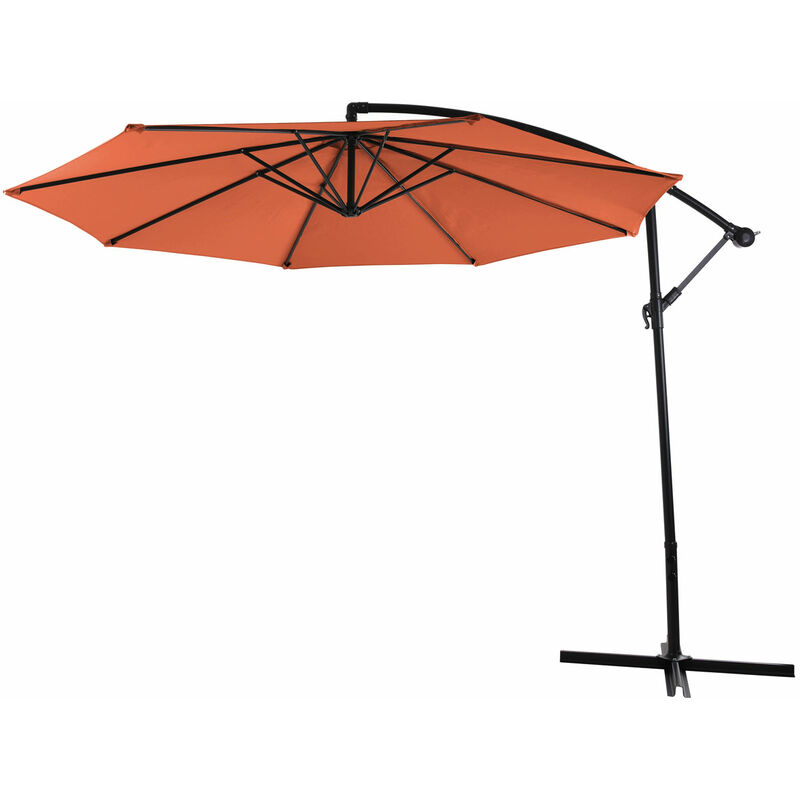 SVITA Parasol 3m protection UV Parapluie de marché 160g/m² Orange