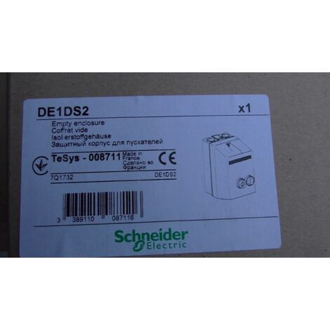 Empty Enclosure , DOL Starter DE1DS2 Schneider