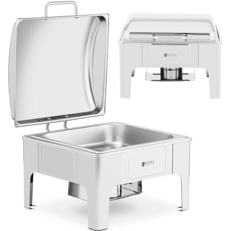 Royal Catering - Chauffe-plats de table pour pâtes avec couvercle gn 2/3 5,3 l