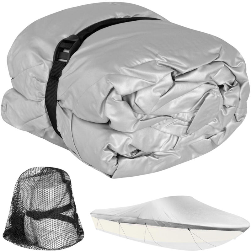 Bâche pour bateau à moteur avec coque en v - longueur du bateau 427-488 cm