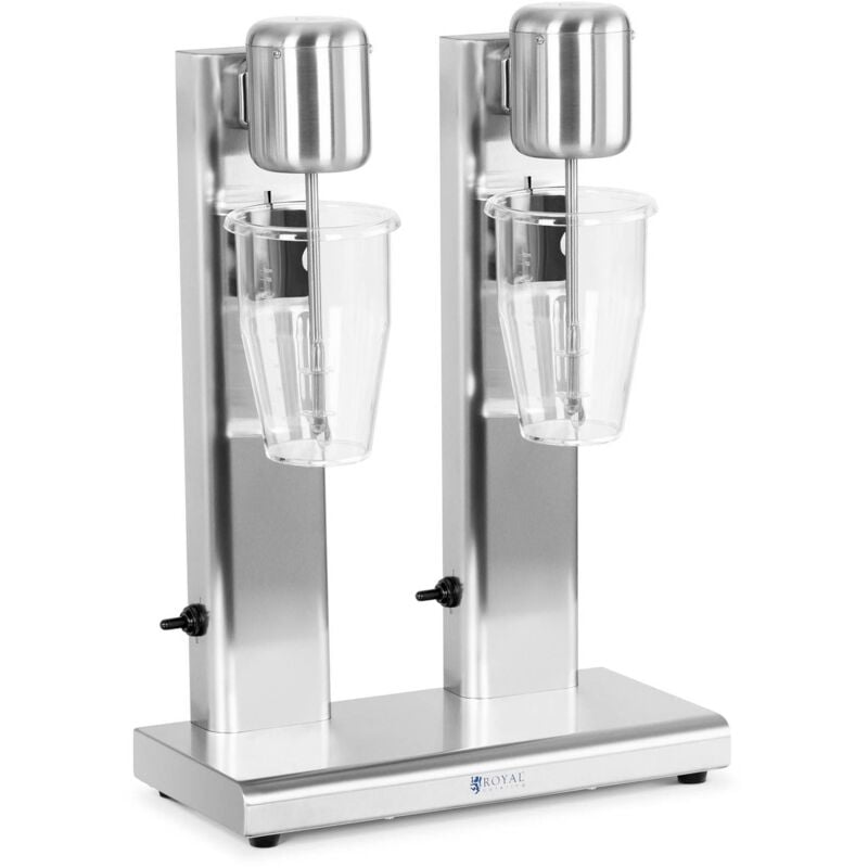 Royal Catering - Milkshaker Mixeur à Milkshake Boissons Protéinées 160 w 15000 tr/min 2 litres