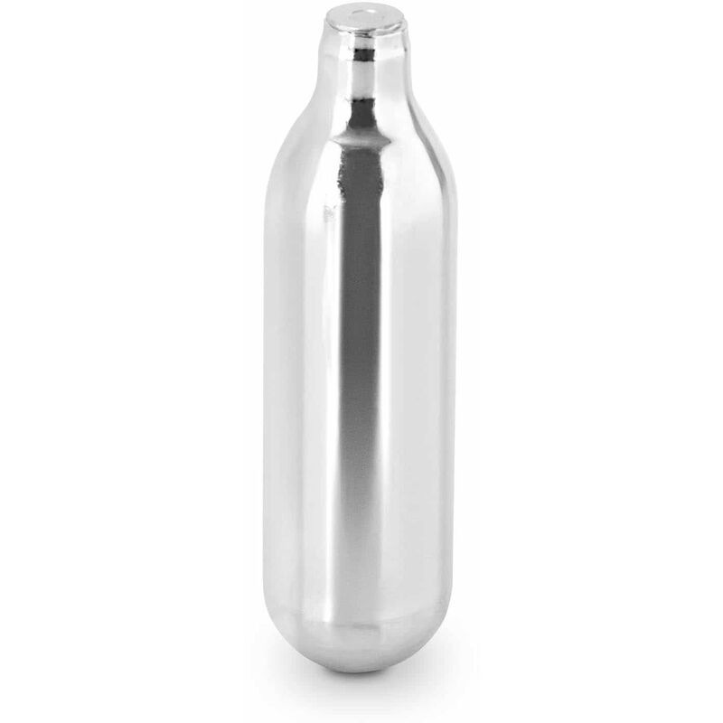Liss - Lot De 10 Cartouches de CO2 Pour Siphon à Soda Gazéificateur Eau Gazeuse 10 x 8g - Argent métallisé