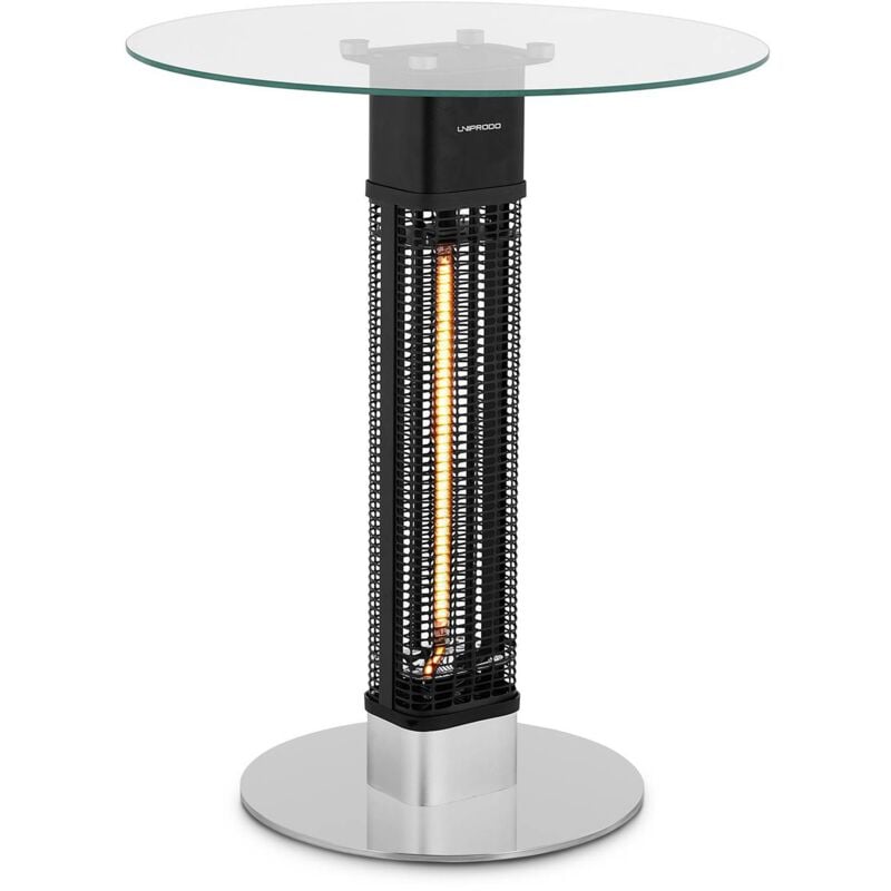 Table Chauffante D'Extérieur Chauffe-Terrasse Infrarouge Électrique IP34 ø60cm