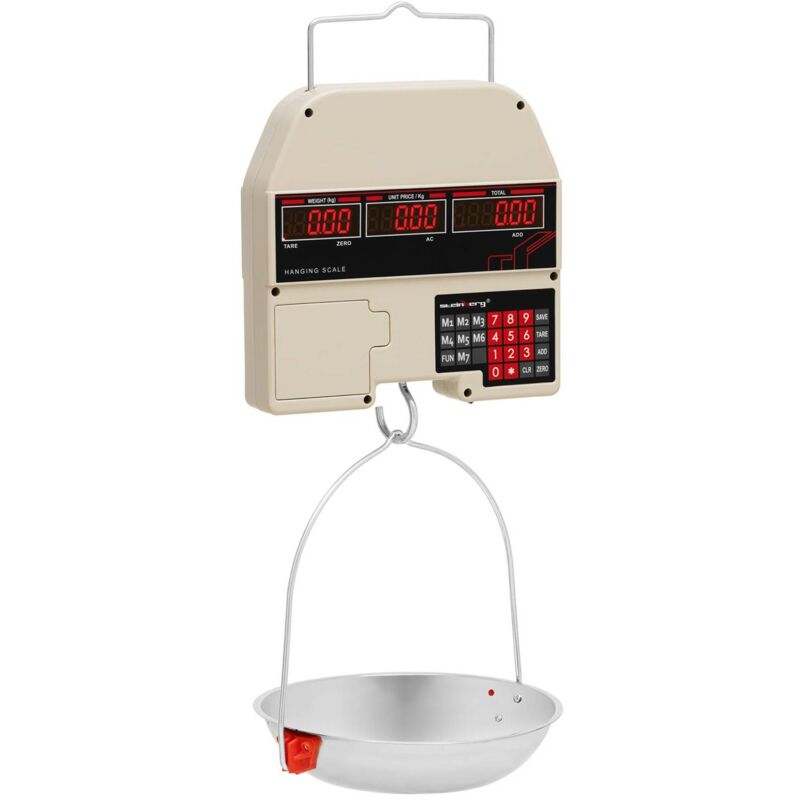 Steinberg Systems - Balance Suspendue Contrôle Vérification Peson Chasse Poisson led 0,1 - 30 kg