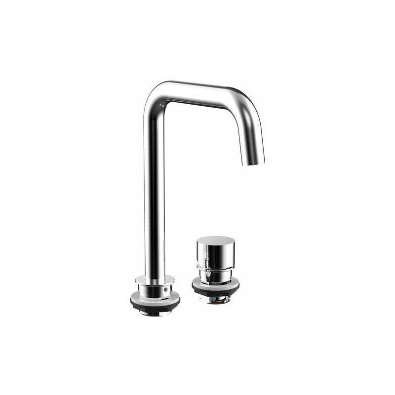 

Empuñadura para lavabo con 2 orificios para lavabo 600mm cromo - Emco