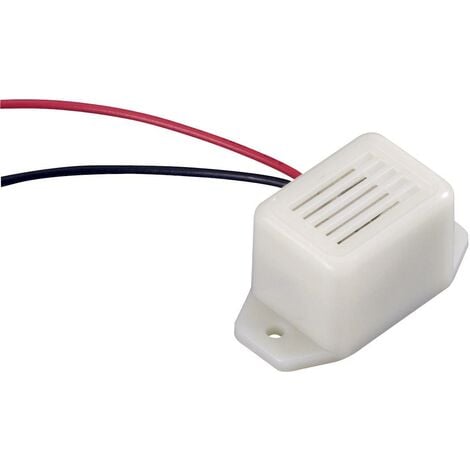 SONSTIGE EMS-06L Buzzer miniature Bruit généré: 80 dB Tension: 12 V son continu 1 pc(s) D39606