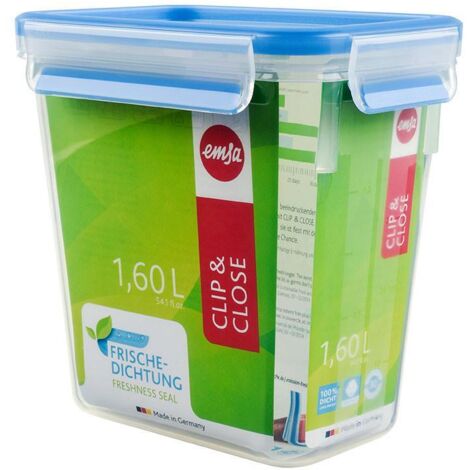 EMSA 508543 boîte hermétique alimentaire Rectangulaire 1,5 L Transparent 6 pièce(s)
