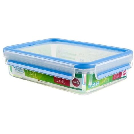 Emsa Clip and Close Rettangolare Scatola Translucent 1 Pezzo