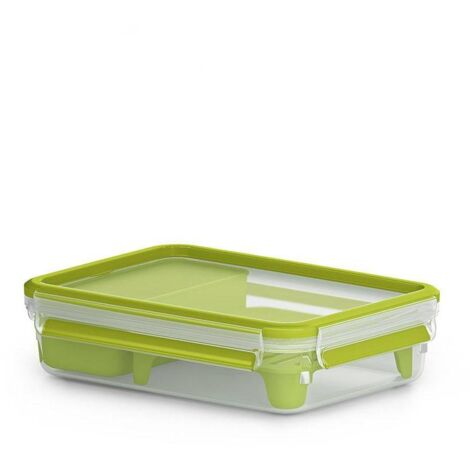 Emsa Clip&Go Brunchbox 518099 1,2l Transparent/Grün