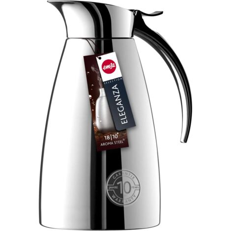 Emsa Eleganza Isolierkrug Silber 0,6 L
