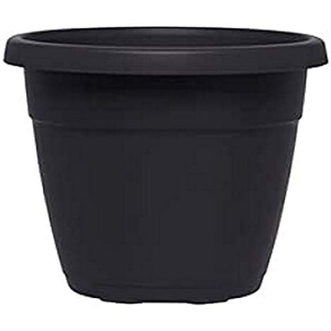 HTAIGUO Lot de 8 pots de fleurs en plastique pour plantes avec soucoupes,  jardinières d'intérieur en plastique de 4,5/5,5/6,5/7,5 pouces pot de  fleurs moderne avec drainage pour toutes les plantes d'intérieur, herbes