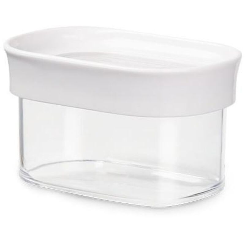EMSA Optima Rechteckig Container 0,18 l Transparent, Weiß 1 Stück(e)