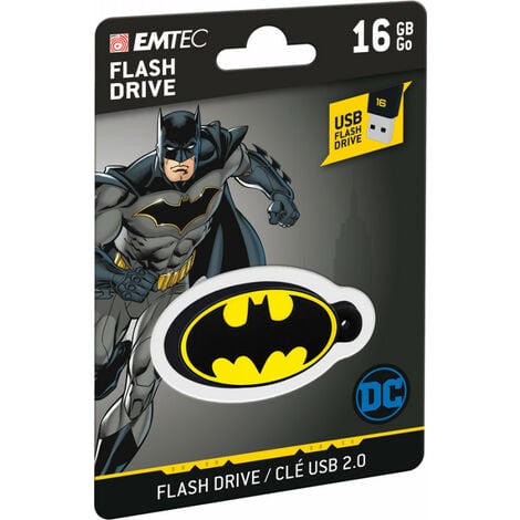 LIDERPAPEL EMTEC USB2.0 Collector DC Batman 16GB ECMMD16GDCC02 - 16 GB (ECMMD16GDCC02)