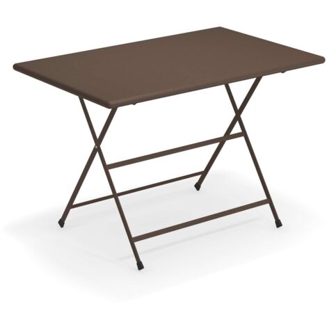 EMU Arc En Ciel Table pliante 110 x 70 Brun India 41