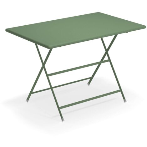 EMU Arc En Ciel Tavolo Rettangolare Pieghevole 110X70 Verde Militare Ral 6003 (17)