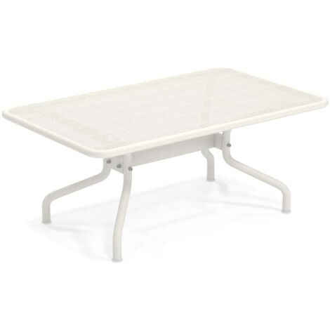 EMU Athena Tavolo Basso 100X60 Bianco Raggrinzato 9002