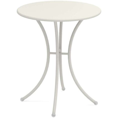 EMU Pigalle Tavolo Ø60 Bianco Raggrinzato 9002